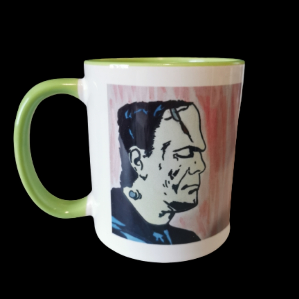 Bride of Frankenstein Mug (green)